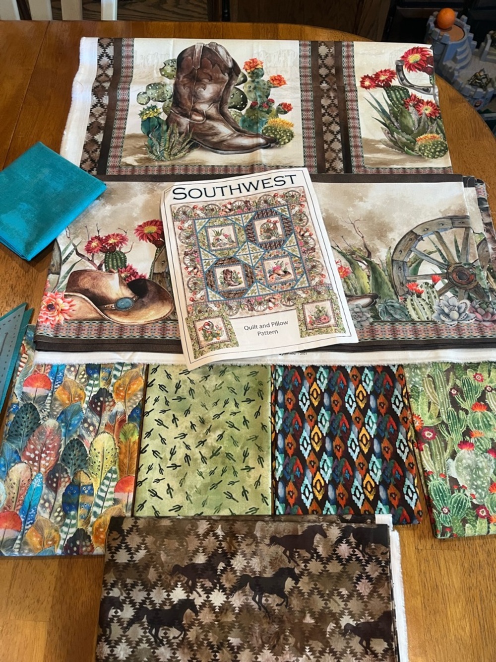 Southwest quilt kit by In The Beginning Fabrics